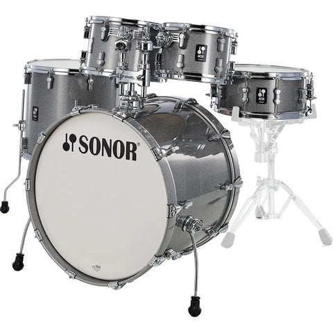 Batería De 5 Pzas Titanio Sin Stands Sonor Aq2 Studio Set Cuarzo Titanio