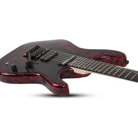 Guitarra Schecter Sun Valley Super Shredder Fr S Red Reign Diestro Rojo Ébano