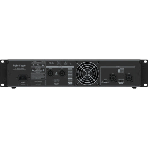 Amplificador De Poder De 2 Canales, Behringer Nx3000 Negro 3000 W