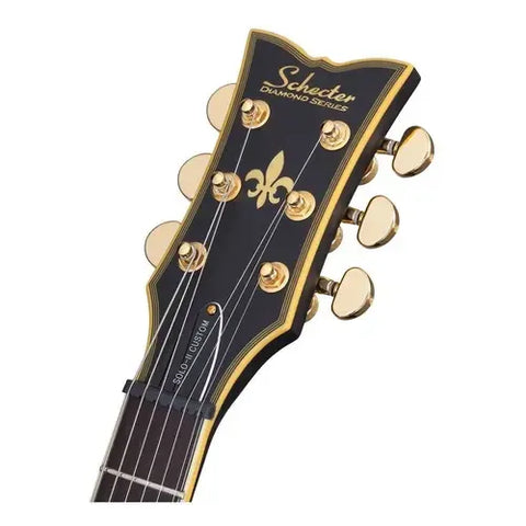 Schecter Solo-ii Custom Guitarra Eléctrica Negro Satinado Orientación De La Mano Diestro