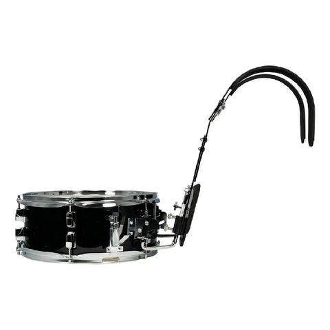 Tarola De Marcha New Beat 14  X 5.5  Modelo Nb-masd1 Aro Acero Plata Negro