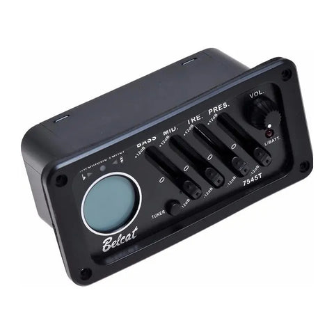 Belcat Neo-7545t Pastilla Guitarra 4 Bandas Tuner Gris