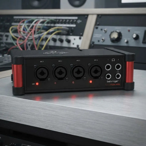 Behringer Flow 4vio  Extensor I/o Stageconnect 4 Preamps