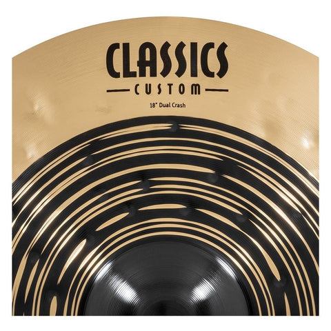 Platillo Crash Dual De 18 Pulgadas Meinl Cc18duc