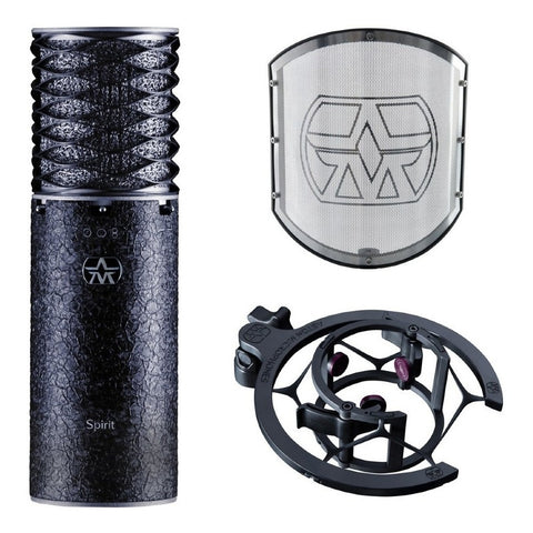 Micrófono Aston Spirit Condensador Cardioide Color Negro