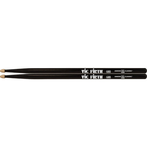 Vic Firth 5bb Baquetas 5b Punta De Madera Batería Percusión Color Negro
