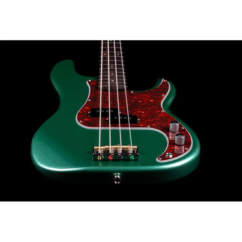 Bajo Eléctrico 4 Cuerdas Color Verde Jet Guitars Jpb-300 Diestro