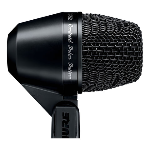 Microfono Original Bombo Con Cable Xlr Shure Pga52 Xlr Negro