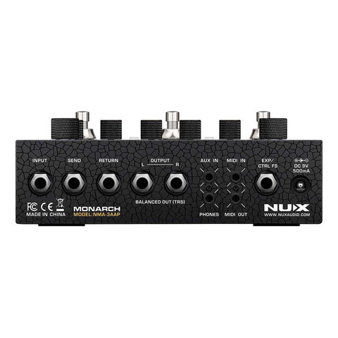 Pedal Simulador Amps Nux Nma-3aap Amp Academy Stomp Negro