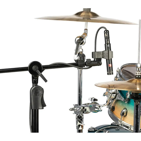 Soporte P/ Micrófono Boom Ideal En Vivo Hercules Ms523b Pro Negro