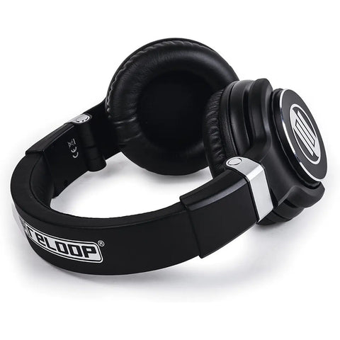 Audífonos Cerrados Para Dj C/drivers De 50 Mm Reloop Rhp-15 Negro