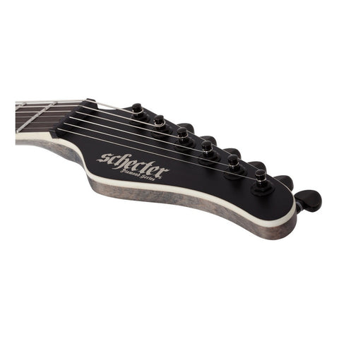 Guitarra Electrica Sólida Schecter Pt Sls Elite Evil Twin Diestro Satin Black Ébano