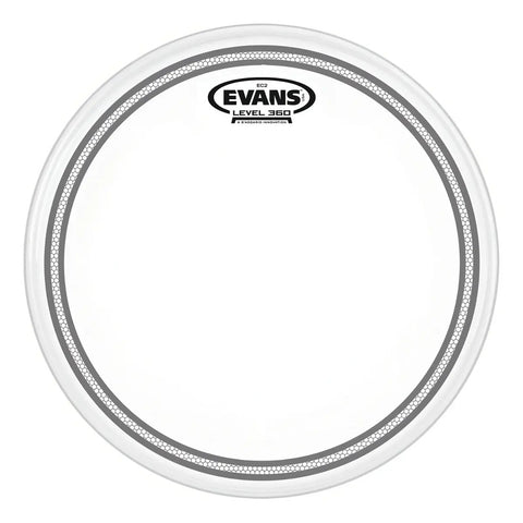 Parche De Batería B13ec2s De 13  Ec2 Con Revestimiento Evans Blanco