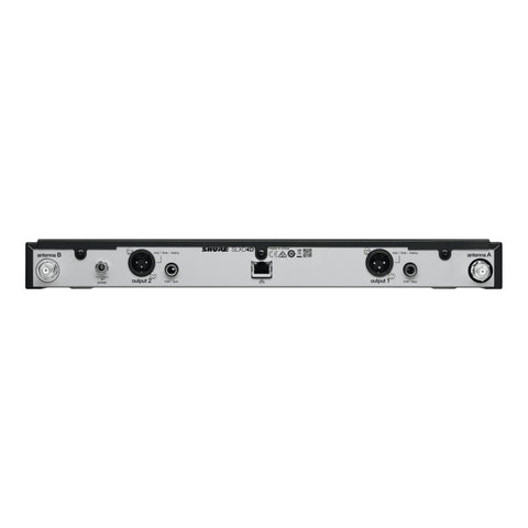 Sistema Inalámbrico Dual C/micrófono Mano Shure Slxd24d/sm58 Negro