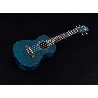 Ukulele Concierto Caoba Azul Transp Oscar Schmidt Ou2f Tbl Color Azul Transparente