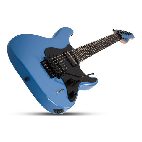 Guitarra Eléctrica Color Azul, Schecter Sun Valley Ss-fr S Diestro Riviera Blue Ébano