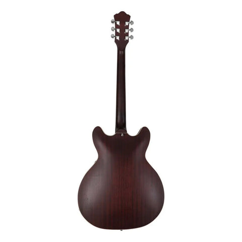 Guitarra Electrica Mars Hb335osred Rojo Satin Hollowbody 335 Diestro Palo De Rosa