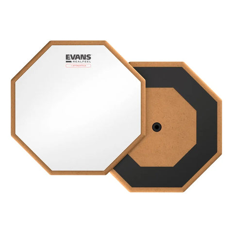Pad Practicador Evans Rf10g-at Realfeel Attacktile 10 Blanco