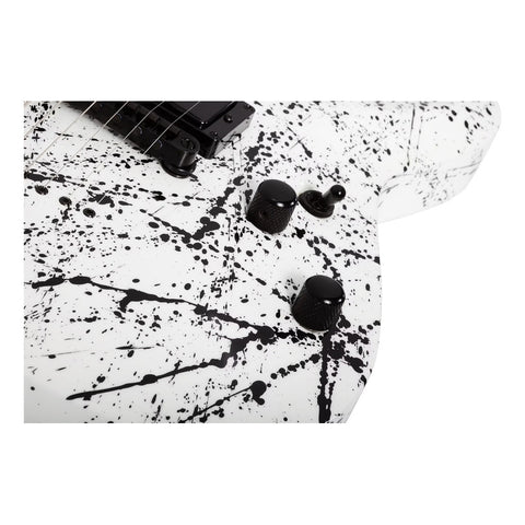 Guitarra Eléctrica Schecter C-1 Ink Bomb Diestro Blanco Ébano