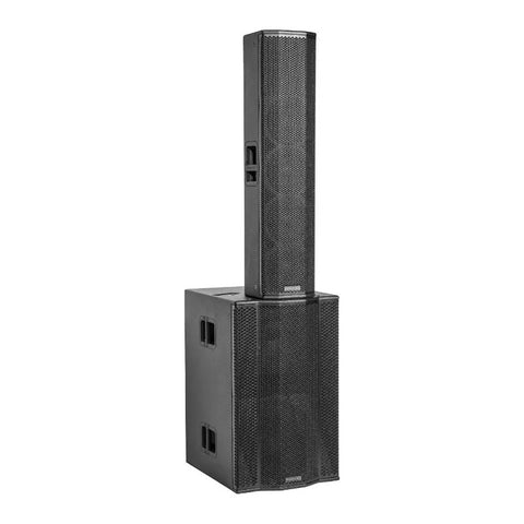 Subwoofer Activo Montarbo Nettuno 20 1600w 2x15 Pulgadas Negro