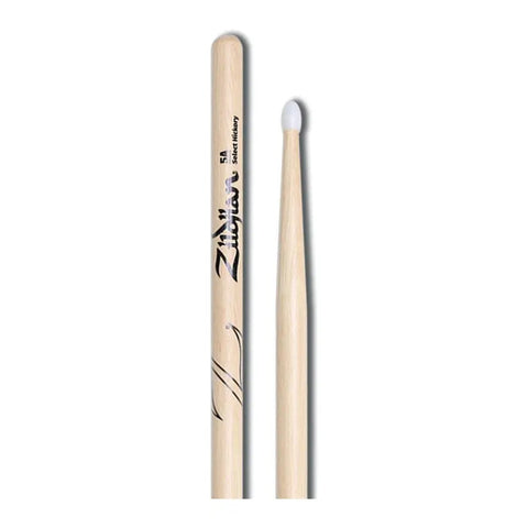 Baquetas Zildjian Z5an 5a Punta Nylon Naturales Color Natural