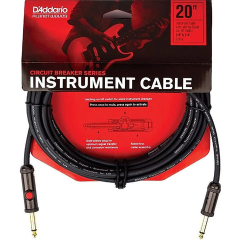Cable Para Instrumento 6m Con Switch Planet Wave Pw-agl-20
