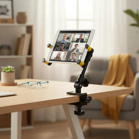 Soporte 2 En 1 Para Tablet Y Teléfono Hercules Dg307b Negro