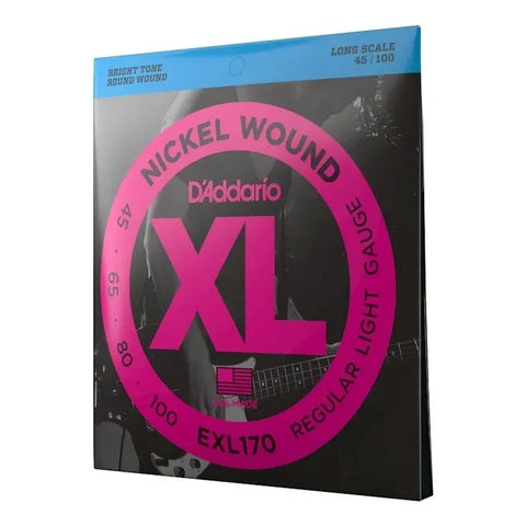 Encordado Daddario Bajo Exl170 Xl 045 4 Cuerd / 41