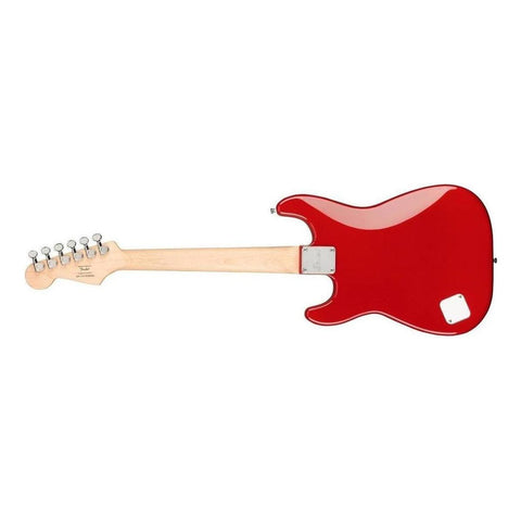 Guitarra Eléctrica Squier By Fender Mini Stratocaster De Álamo Dakota Red Brillante Con Diapasón De Laurel Indio