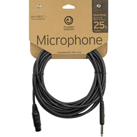 Cable Para Micrófono 7m De Xlr A 1/4 Planet Wave Pw-cgmic25