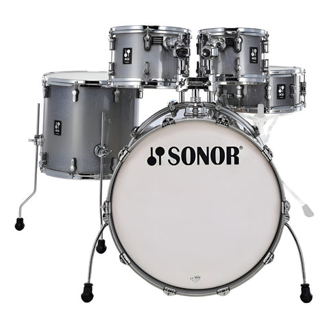 Batería De 5 Pzas Titanio Sin Stands Sonor Aq2 Studio Set Cuarzo Titanio