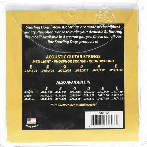 Cuerdas P/guitarra Acústica Calibre .012-.054 Dandrea Sdp12