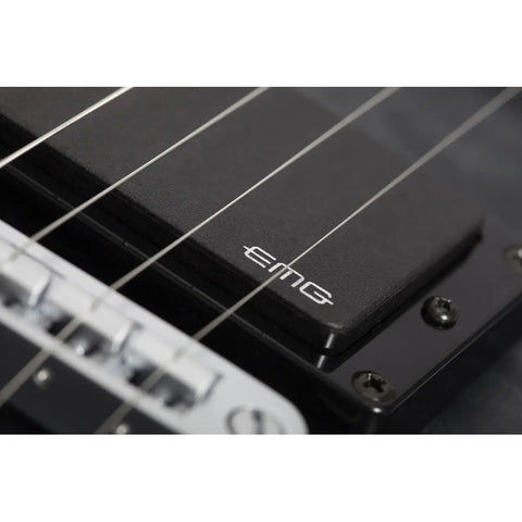 Guitarra Schecter Electrica Modelo C-1 Platinum Spr Diestro Satin Purple Burst Ébano Violeta Oscuro