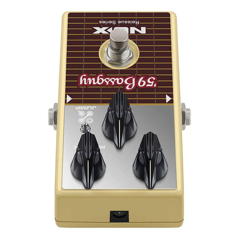 Pedal Emula 29 Bassman Nux Nro-7 59 Bass Guy Overdrive Plateado