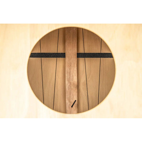 Cajón Madera De Caucho Color Natural Headliner Hcaj1nt Natural