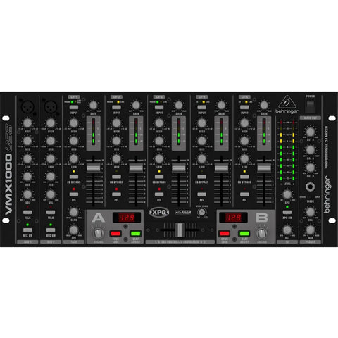 Mezcladora En Formato Rack 7 Canales, Behringer Vmx1000usb