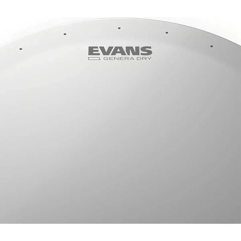Evans B13hdd Parche 13 Tarola Hd Dry Aspero Rugoso Blanco