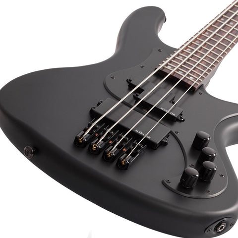 Bajo Eléctrico Activo 4 Cuerdas Schecter Stiletto Stealth-4 Diestro Negro 4