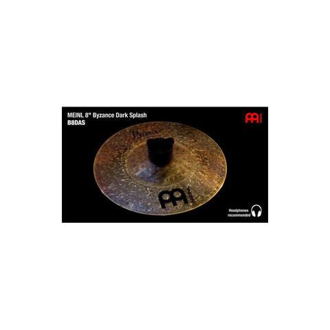 Meinl B-8das Platillo Splash Dark 8 Pulgadas Byzance B20