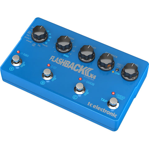 Pedal P/guitarra Delay Tc Electronic Flashback 2 X4 Delay Azul