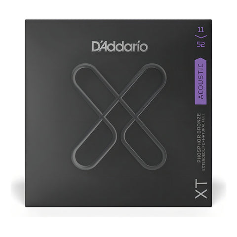 Daddarío Xt Acoustic Phosphor Bronze 11-52 Cuerdas Guitarra