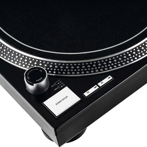 Tornamesa Belt Drive Para Dj Reloop Rp-1000 Mk2 Color Negro