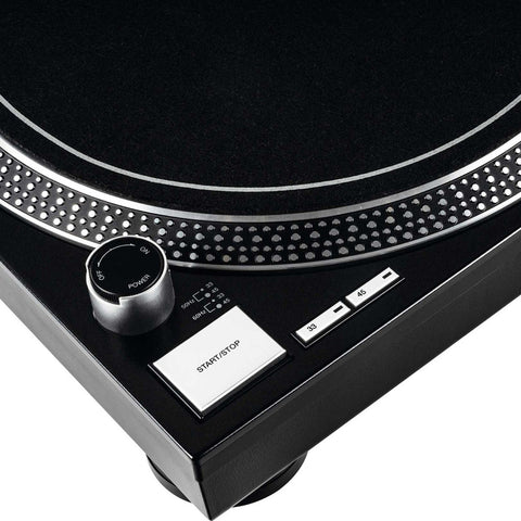 Tornamesa Belt Drive Para Dj Reloop Rp-1000 Mk2 Color Negro