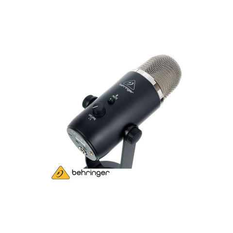 Microfono Behringer Bigfoot Usb Podcast Streaming Salida Aur Color Negro