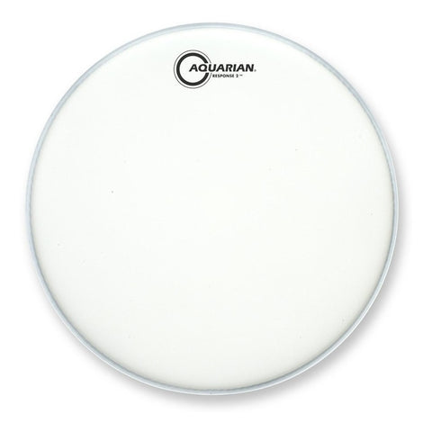 Parche Blanco De 10 Pulgadas Doble Capa Aquarian Tcrsp2-10