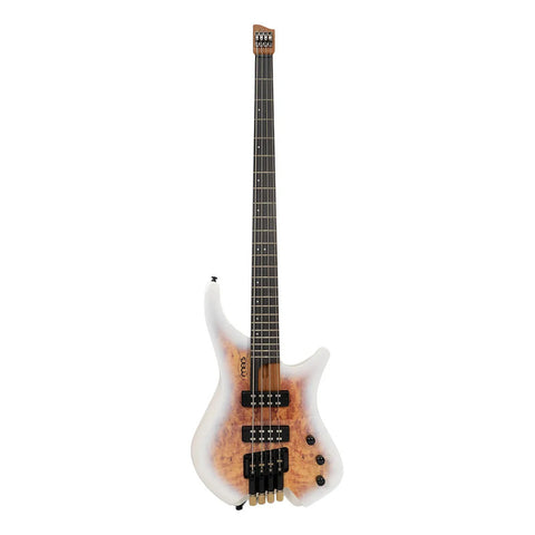 Bajo Eléctrico Headless 4 Cuerdas Mars White Burts Diestro White Burts
