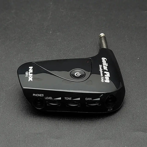 Amplificador Para Guitarra Nux Gp-1 Transistor 3w Negro Jack