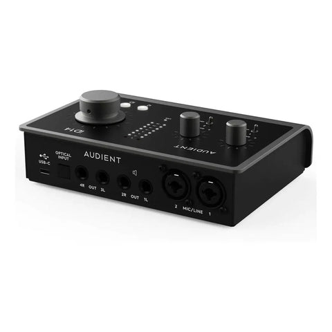 Interfaz De Audio Usb Audient Id14 Mkii 2ª Gen 96khz 24bit Gris Gris Oscuro
