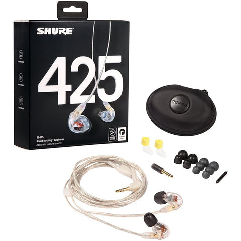 Audifonos Sound Isolating Con 2 Micro-drivers Shure Se425-cl Negro