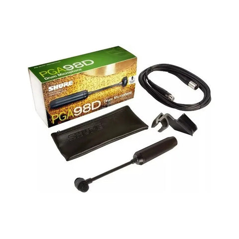 Microfono Original Bateria O Instrumento, Shure Pga98d-xlr Negro